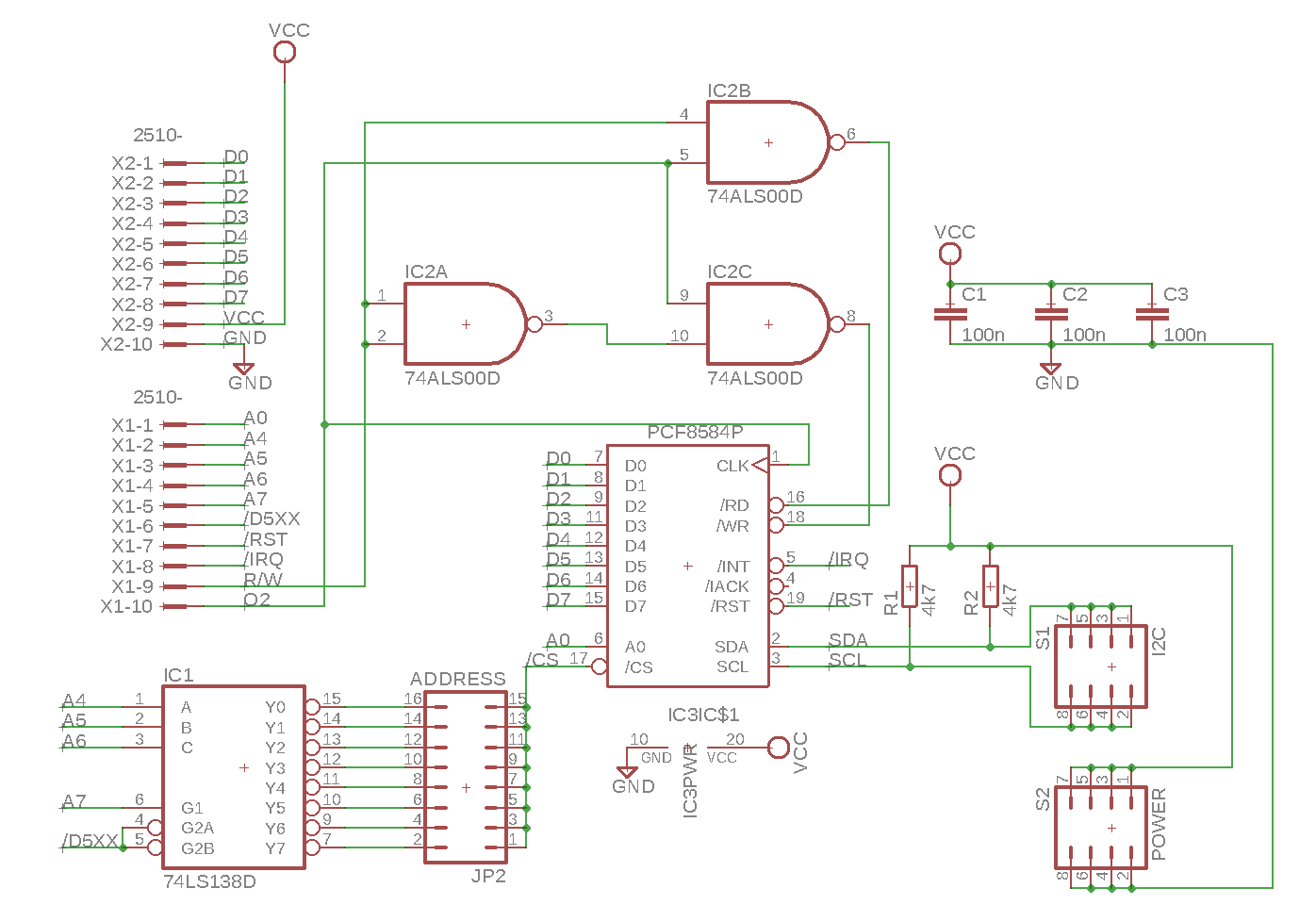 A2I2C v1.2 schematic