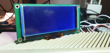 Blank screen S1D15705 connected to Atari